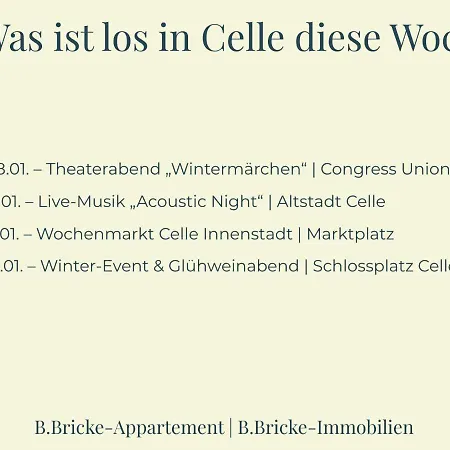 Appartement Celler Celle