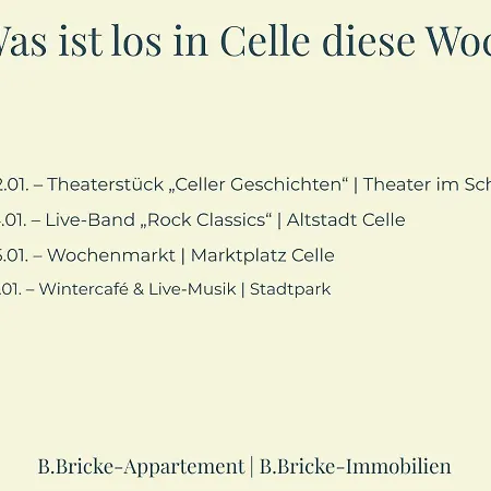 Appartement Celler Celle